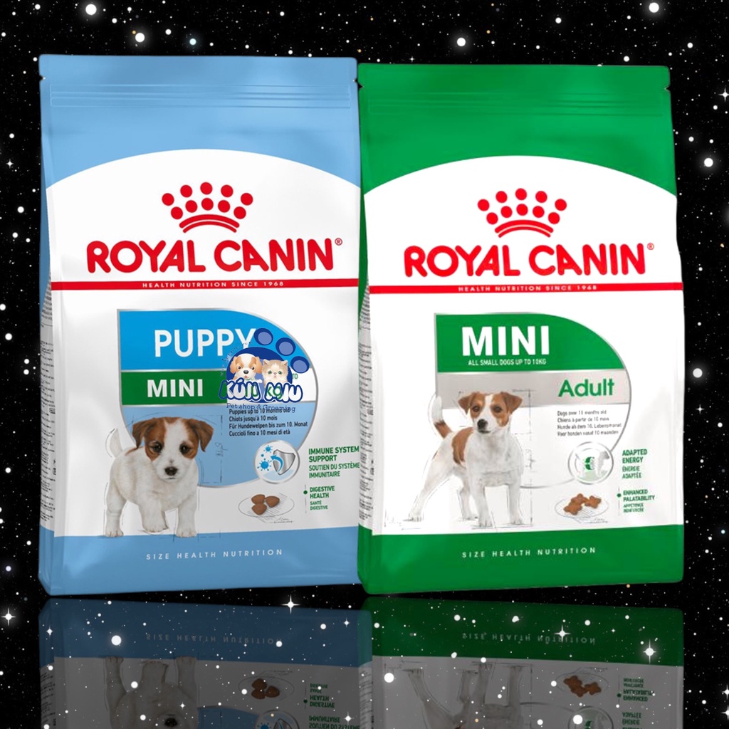 [1KG] Thức Ăn Cho CHÓ NHỎ, GIỐNG CHÓ NHỎ Royal Canin MINI PUPPY, MINI ADULT