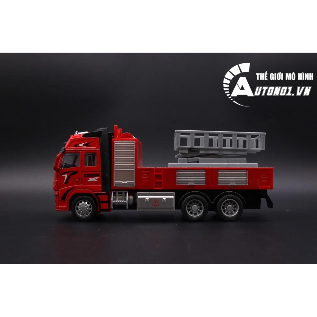 MÔ HÌNH XE THANG CỨU HỎA RED 1:32 TRUCK MODEL 6760