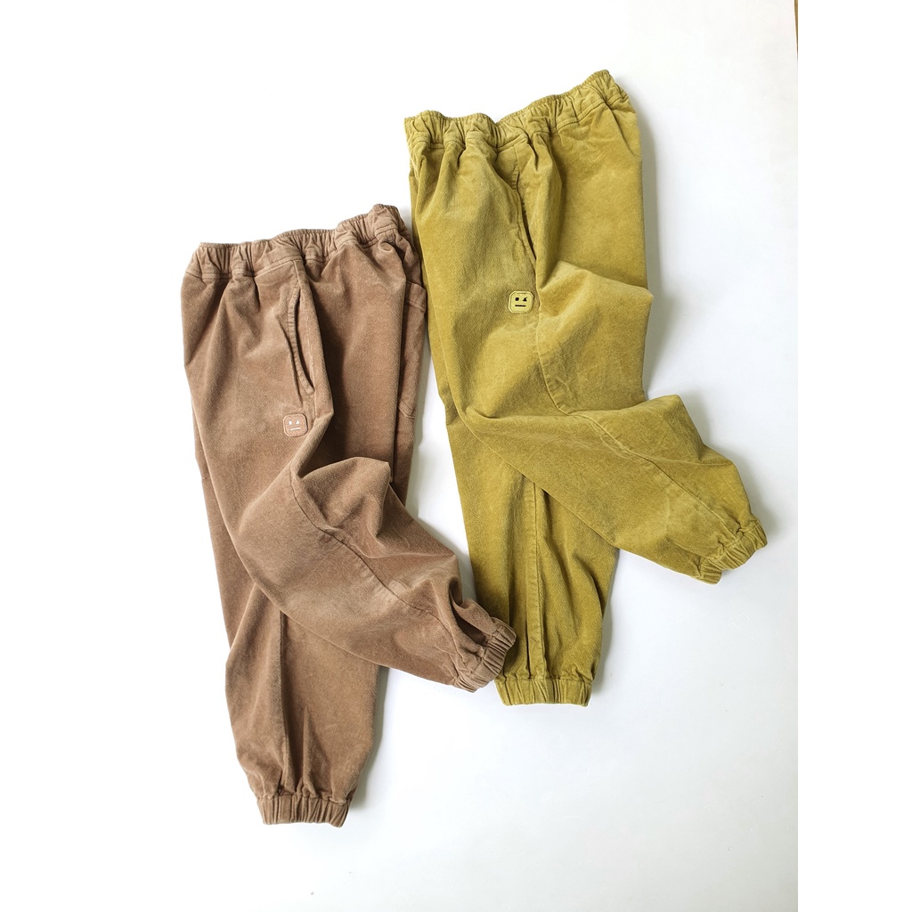 Quần jogger nhung 2 màu BTBG