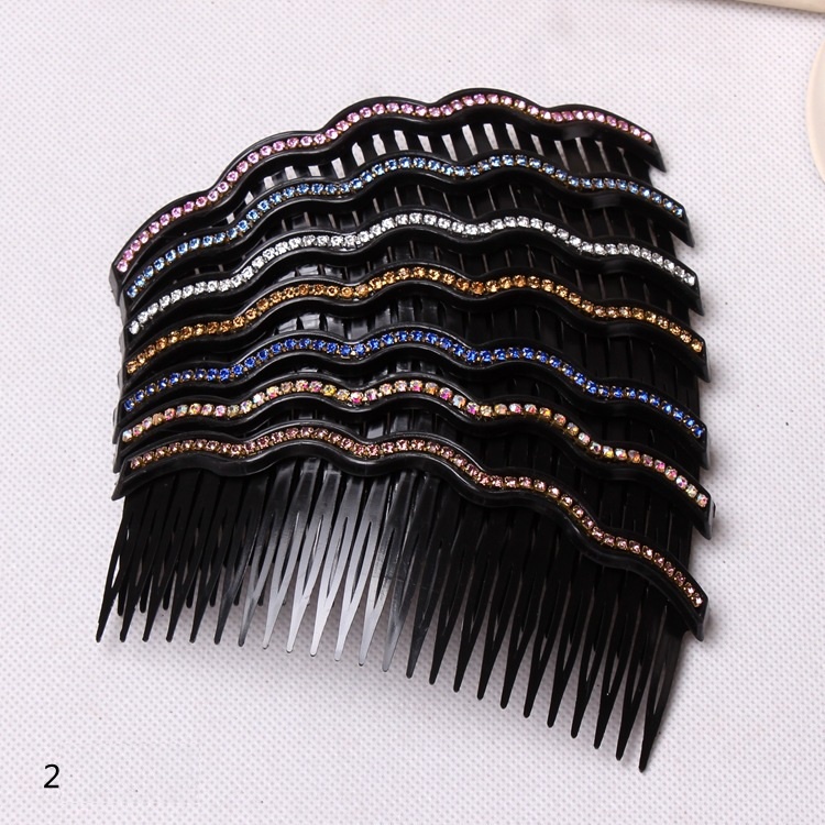Lược cài tóc đính đá lấp lánh phụ kiện tóc MS389