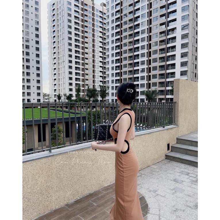 Đầm Body Viền Sát Nách Phom Dài Thun Borip Thích Hợp Mặc Đi Tiệc Đi Làm Đi Chơi | BigBuy360 - bigbuy360.vn