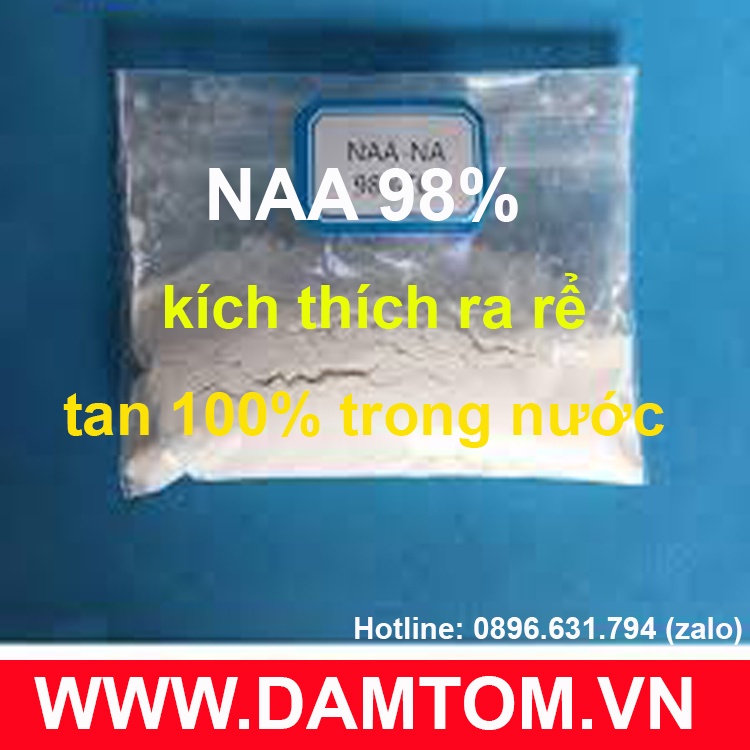 Siêu kích thích ra rễ Auxin NAA Ấn độ 98% tan trong nước - gói 100g