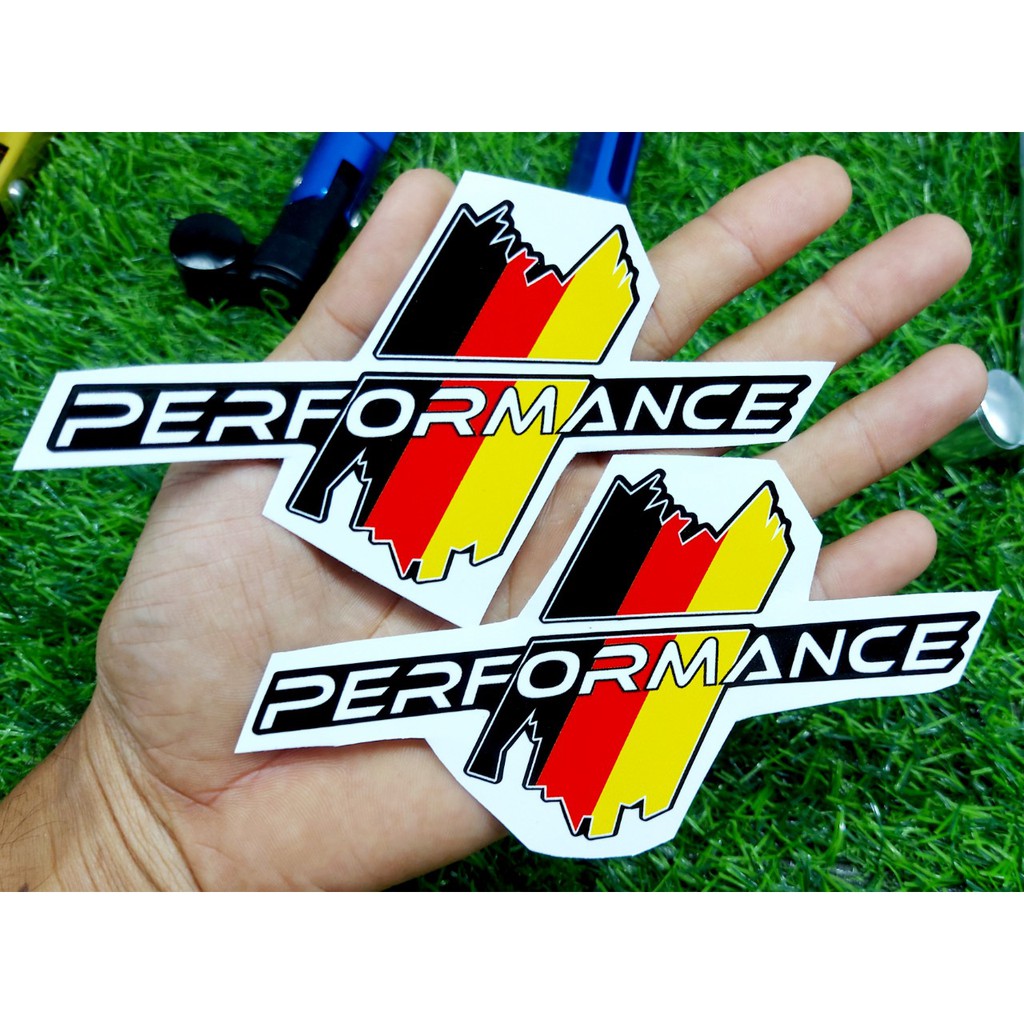 Tem decal dán xe - Tem chữ ký Performance