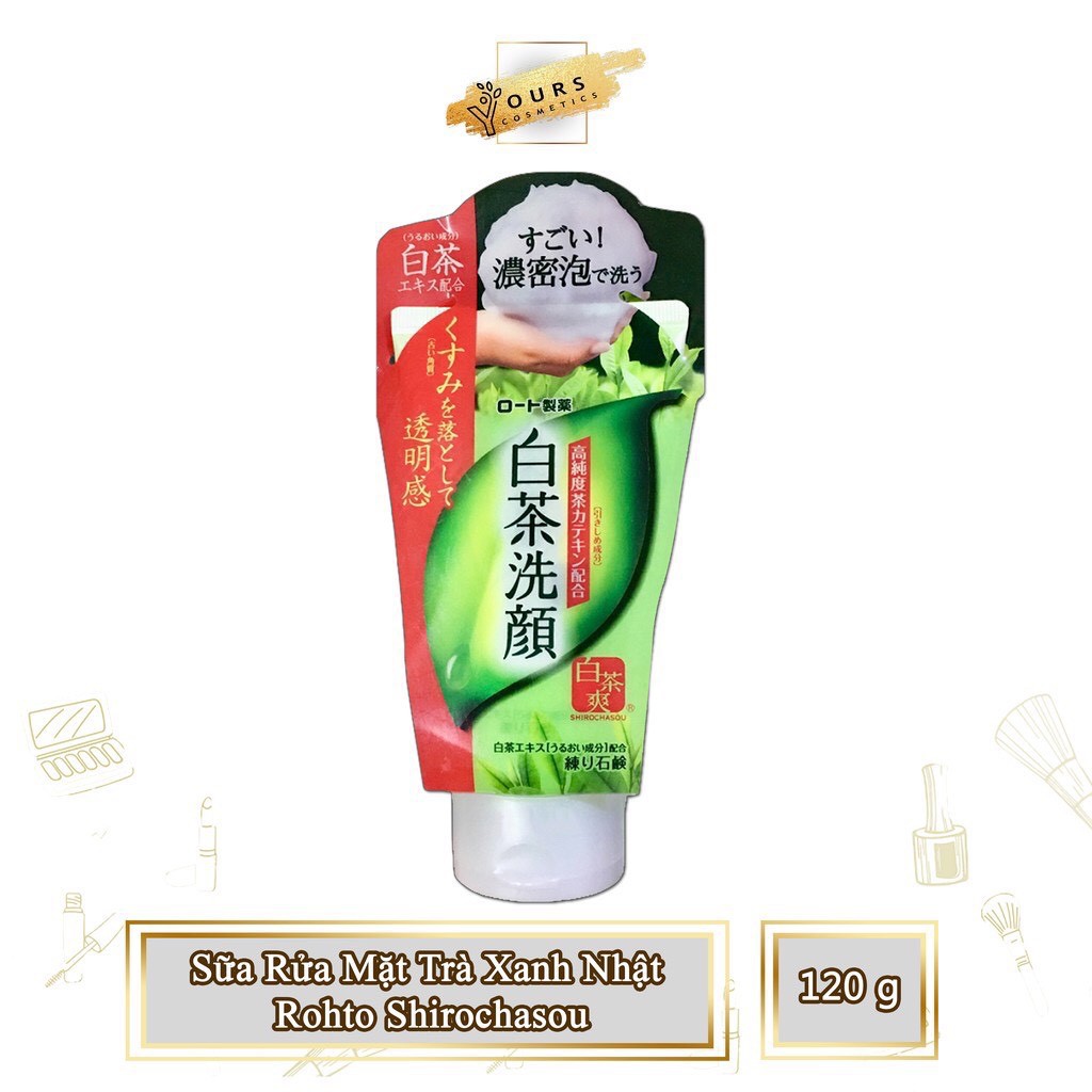 Sữa Rửa Mặt Trà Xanh Shirochasou Nhật Bản