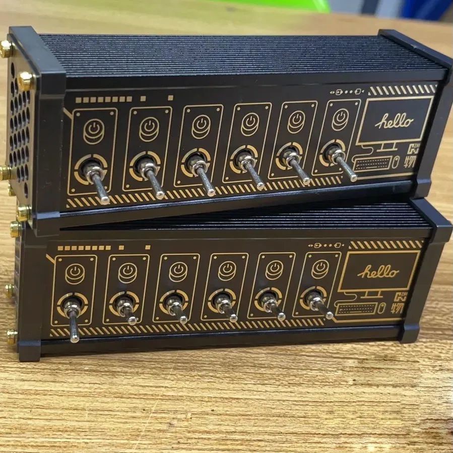 Nút Công Tắc Điều Khiển Độc Lập USB Màu Vàng Cổ Điển Tương Thích Bàn Làm Việc