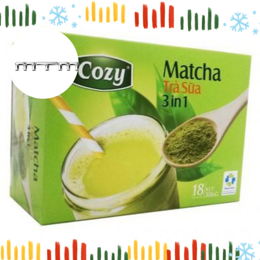 Trà Sữa Matcha Cozy 3 in 1 306g