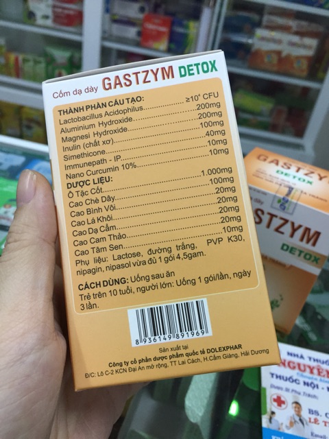 ✅Cốm dạ dày GASTZYM-giảm đau,hết ợ chua,ợ nóng