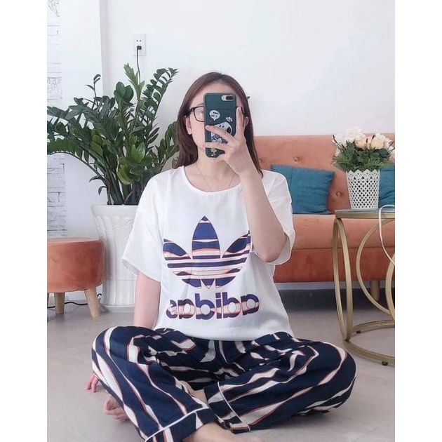Bộ tay dơi quần dài vải latin