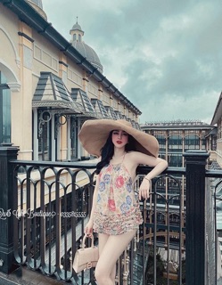ÁO HOA CỔ YẾM