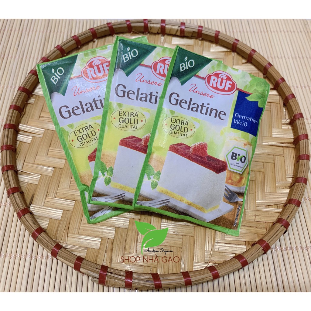 [Ruf] Gelatin hữu cơ - 9g/gói (Date 06.2023)