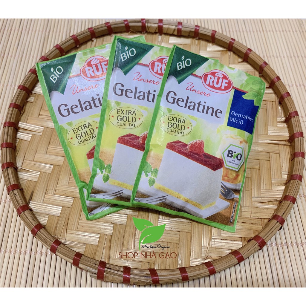 Gelatin hữu cơ dạng bột Ruf 9g