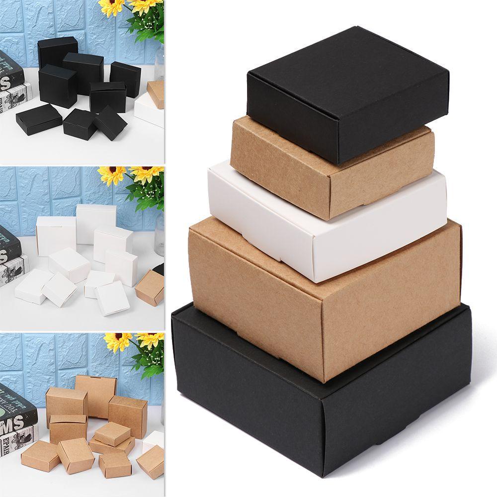 Bộ 10 Hộp Giấy Đựng Kẹo Làm Đồ Trang Sức Thủ Công 9 Kích Cỡ