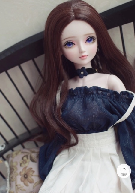 Búp bê bjd yeluoli thế hệ mới váy yếm