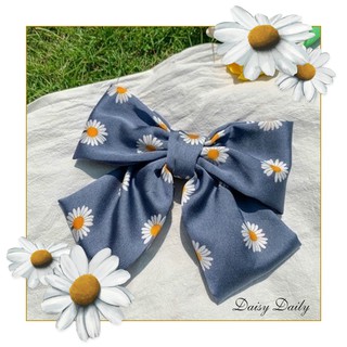 Kẹp tóc nơ lụa hoa cúc Daisy điệu đàng