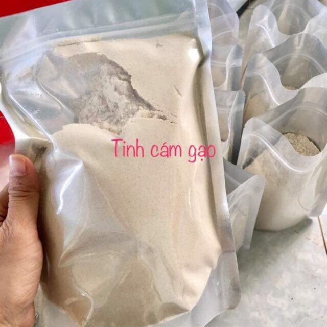 100g Cám gạo Tinh nguyên chất bột mịn đắp mặt tẩy da chết