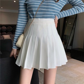 Chân váy ngắn tennis xếp ly hàn quốc cạp cao gen bụng khóa lưng siêu hot chất đẹp