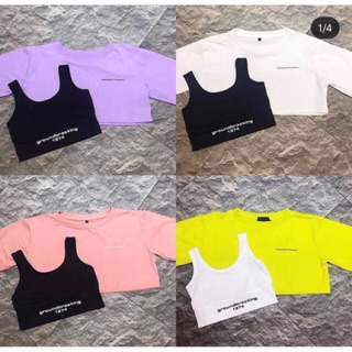 ��set áo croptop cực hot