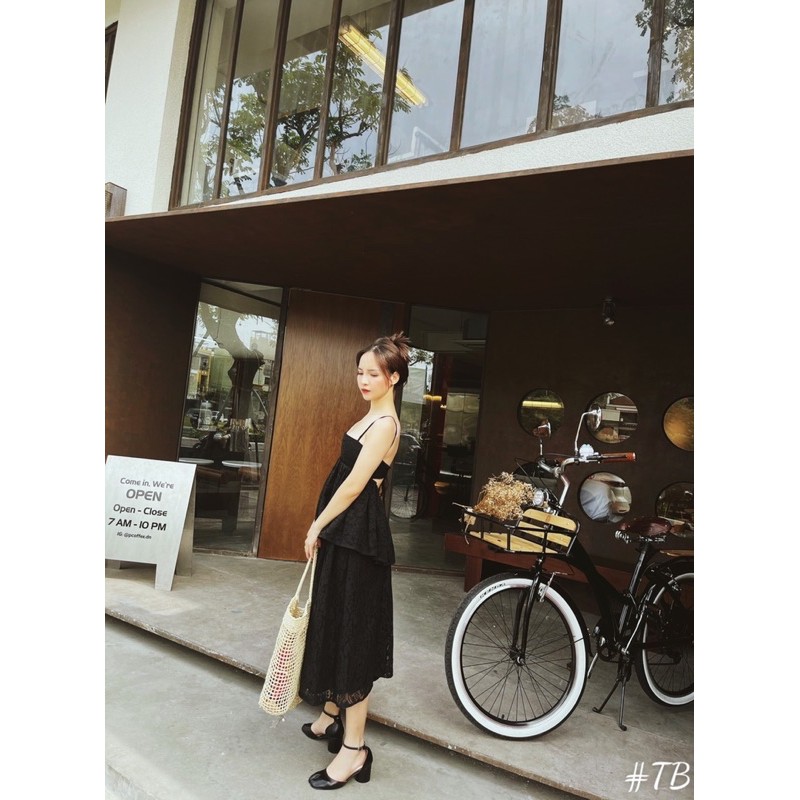 Set áo ren xoè cv xoè bồng
