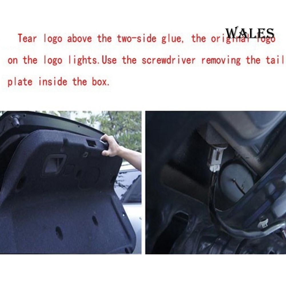 Đèn led biểu tượng logo xe hơi Chevrolet Cruze đẹp mắt