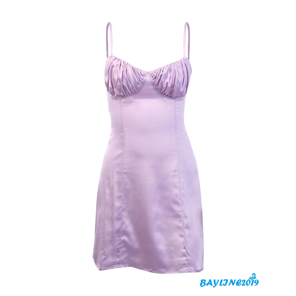 Đầm 2 dây hở lưng phối ren quyến rũ cho nữ | BigBuy360 - bigbuy360.vn