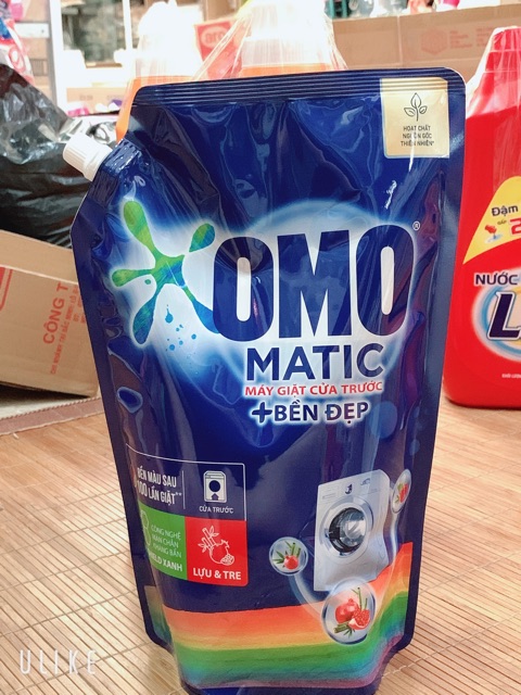 Combo 2 túi Túi Nước giặt Omo Matic dành cho máy giặt cửa trước túi 2kg