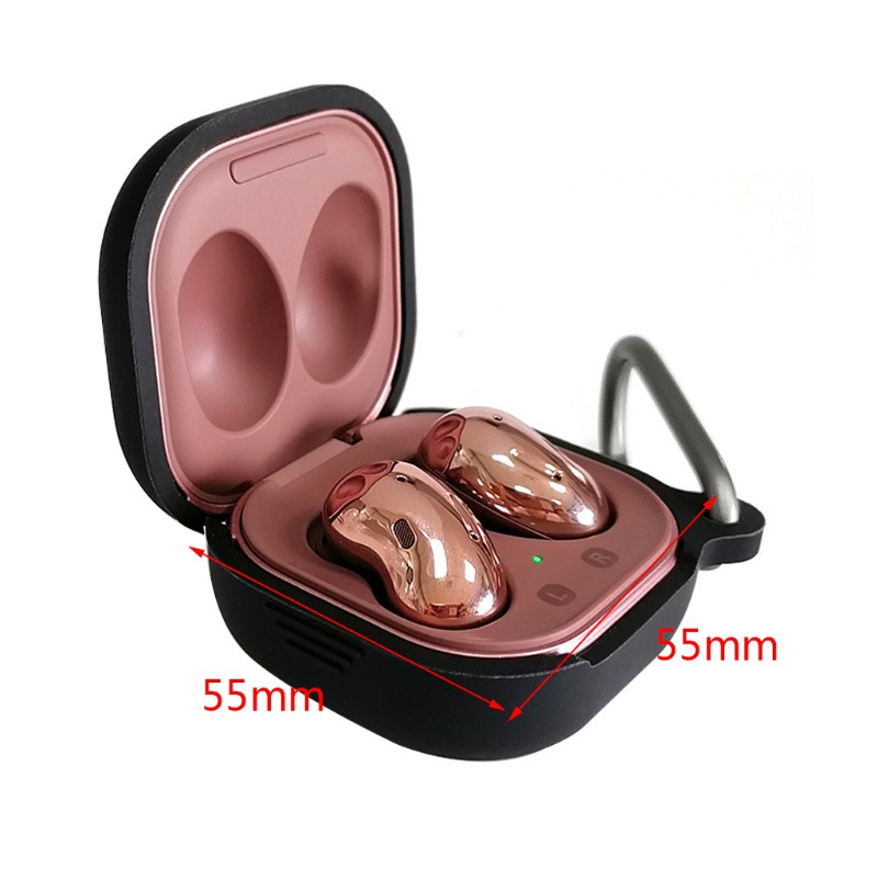 Ốp Bảo Vệ Tai Nghe Bằng Silicon Màu Trơn Dành Cho Galaxy-Buds Live