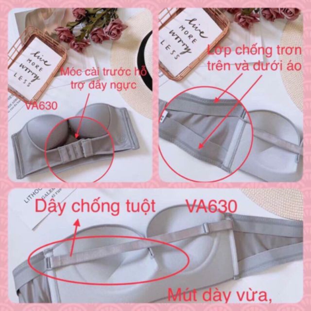 Áo bra nâng ngực cài dưới hàng QC