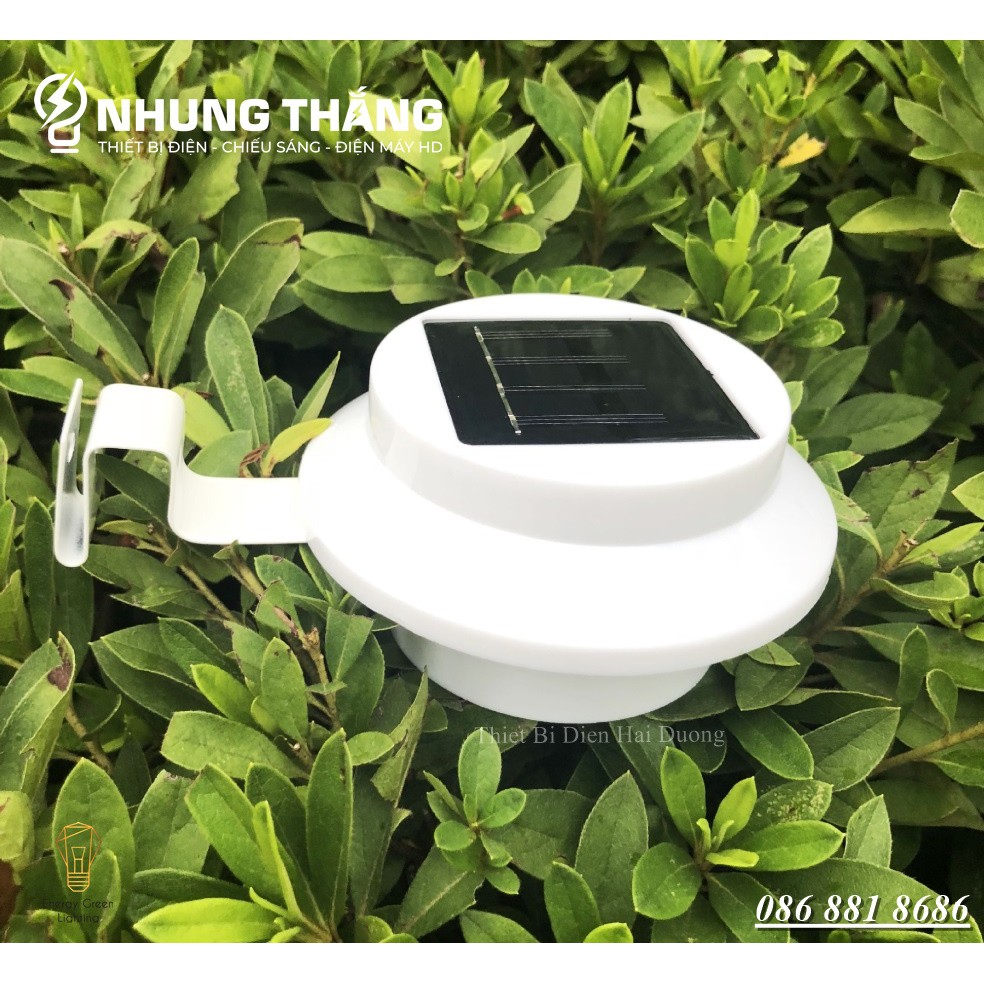 Đèn LED Gắn Tường Năng Lượng Mặt Trời MT-153 - 3 Mắt Led Chiếu Sáng Lối Đi - Chân Cầu Thang - Hàng Rào - Hành Lang