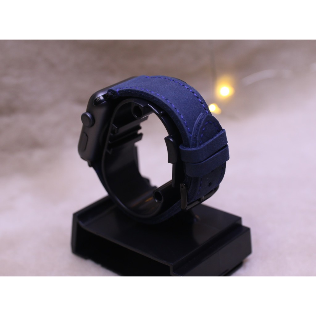 Dây đeo thay thế Apple Watch 1,2,3,4,5,6 Xanh Navy handmade