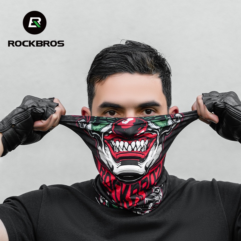 Rockbros Khẩu Trang Chống Tia UV Thoáng Khí Tiện Dụng Khi Lái Xe Máy