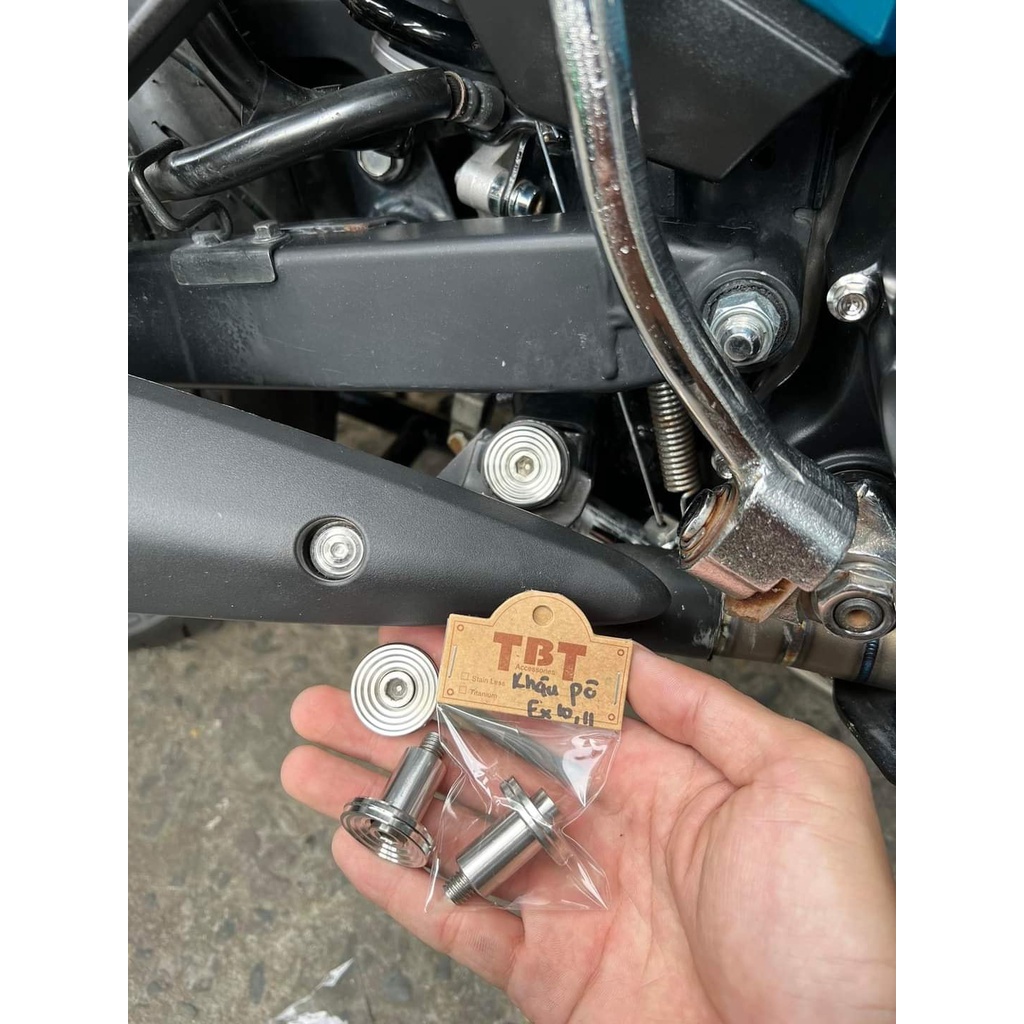 TBT Khâu bửng và khâu pô cho exciter 135 150 hàng inox 304 bảo hành trọn đời
