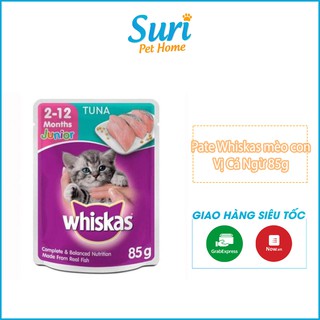Pate Whiskas Kitten cho mèo con - Vị cá ngừ