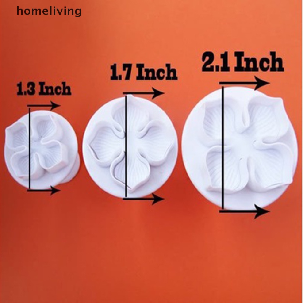 Set 3 Khuôn Cắt Kẹo Mềm Trang Trí Bánh Kem