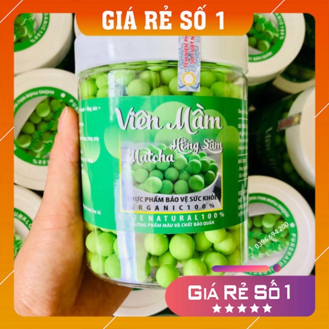 Viên Mầm Đậu Nành ❤️𝑭𝒓𝒆𝒆𝒔𝒉𝒊𝒑❤️Viên Mầm Hồng Sâm Matcha Nở Ngực, Tăng Vòng 1, Đẹp Da, Tăng Cân