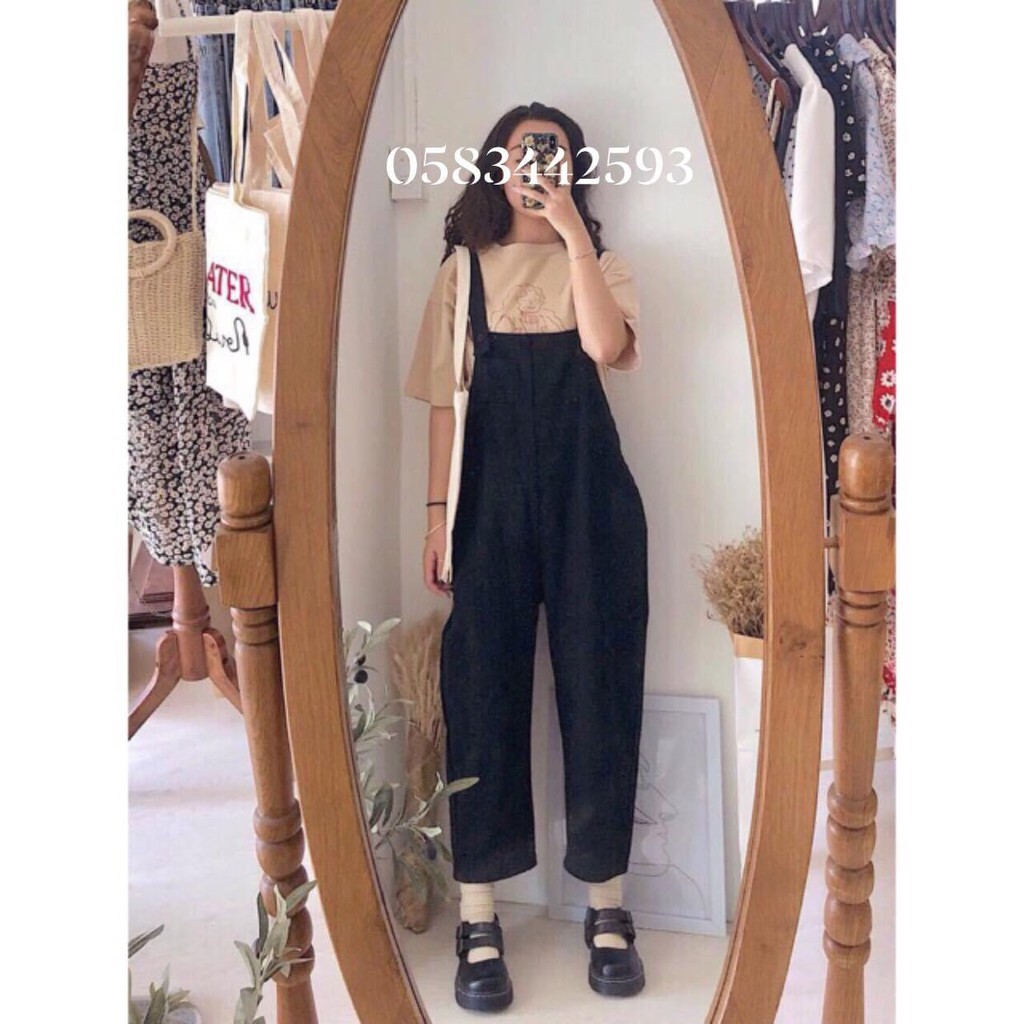 QUẦN YẾM KAKI MÀU ĐEN và BE UNISEX (2 TÚI TRƯỚC NGỰC) | BigBuy360 - bigbuy360.vn