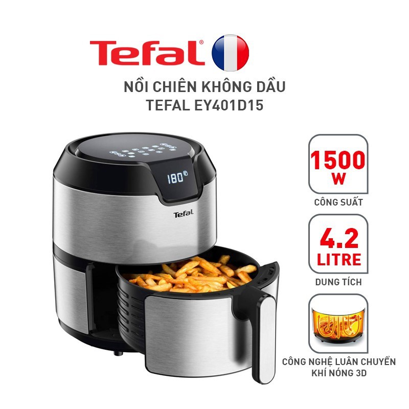 Nồi chiên không dầu Tefal EY401D15 - BH 24 tháng