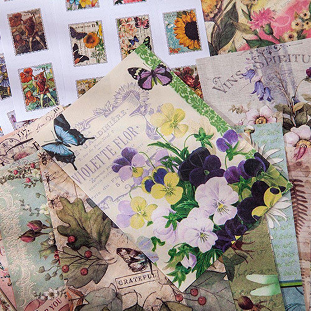 Giấy Dán Ghi Chú Trang Trí Sổ Tay Phong Cách Vintage