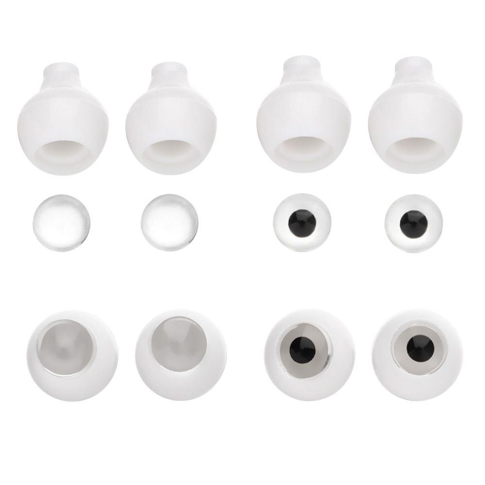 1 Set Miếng Dán Mắt Nhựa Acrylic Trong Suốt Màu Cầu Vồng 8~26mm DIY Dành Cho Búp Bê