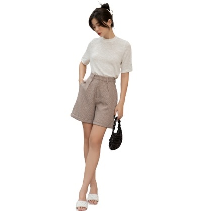 OLV - Quần Browny Checked Short