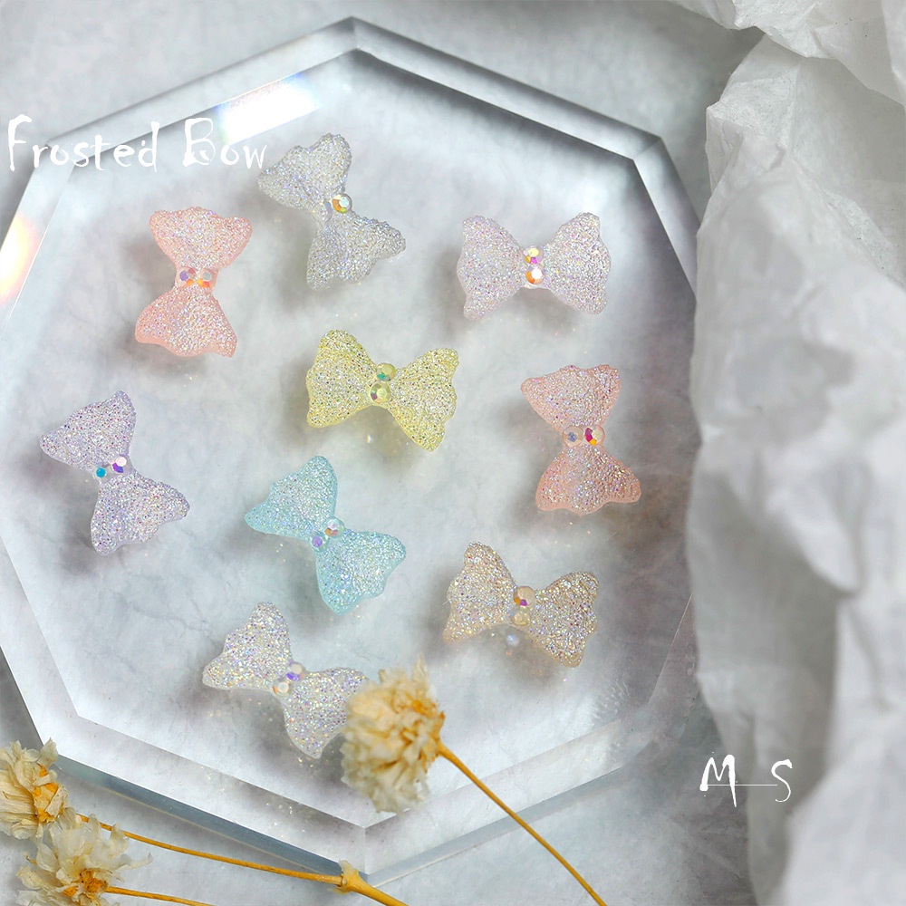 Set 20 Charm trái tim, tuần lộc, charm hồ ly trang trí móng