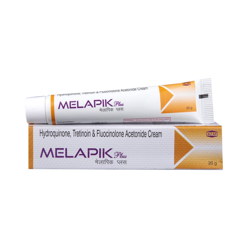 Kem Melapik cream (20g) 2% hydroquine và 0.025% tretinoin, giảm mờ thâm nám (Trịlụmạ, Aret)