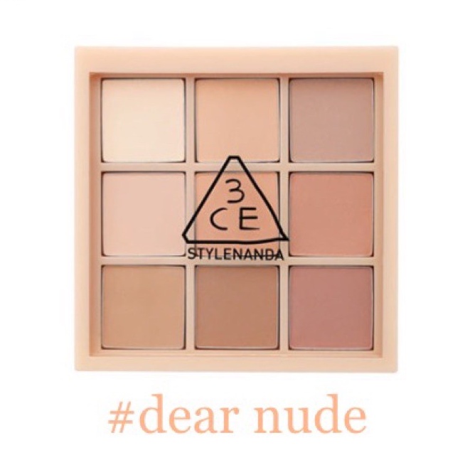 Phấn Mắt 3CE Multi Eye Color 9 ô- Dear nude _ Smoother