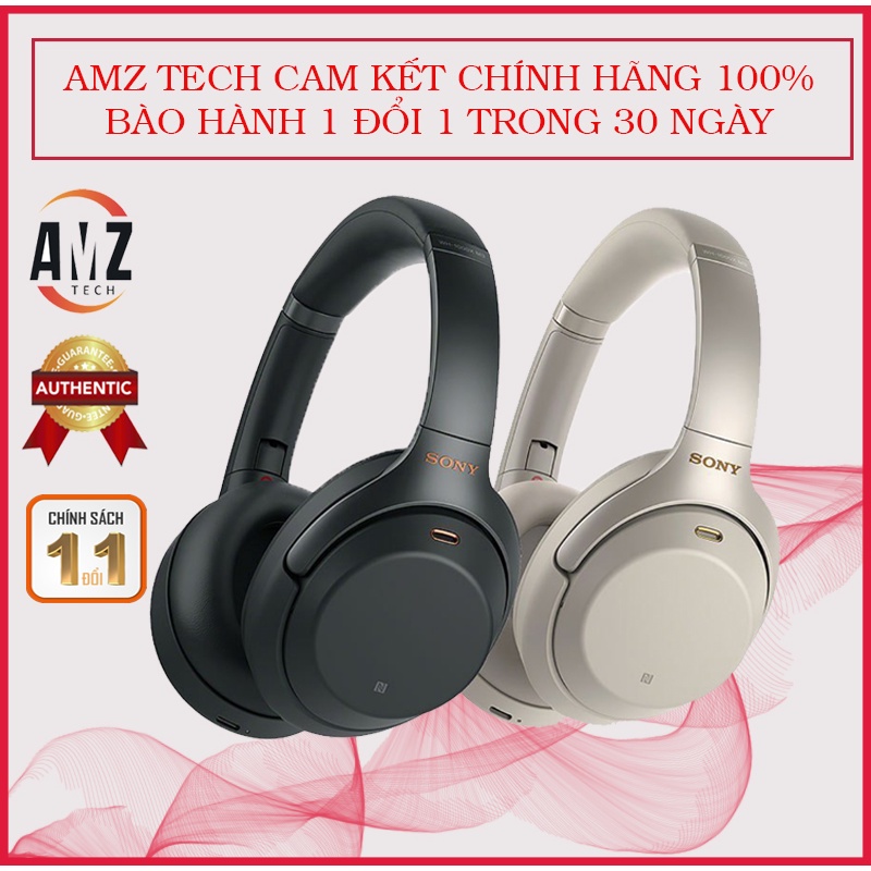 - Tai Nghe Bluetooth Chụp Tai Sony WH-1000XM3 Hi-Res Noise Canceling