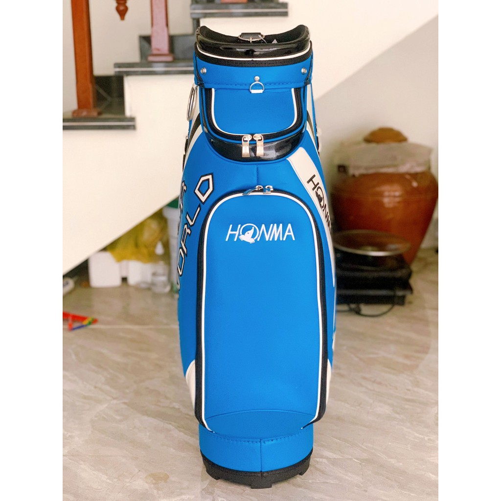 [Bảo Hành 12 Tháng] Túi Đựng Gậy Golf HONMA TOUR WORLD Chống Nước, Chống Xước, Nhiều Ngăn