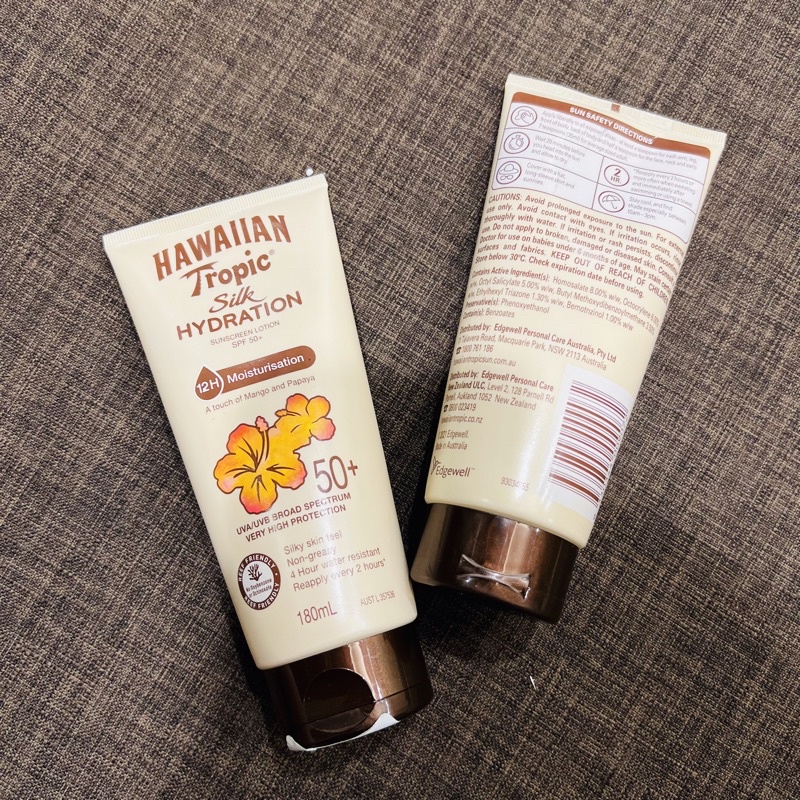 KEM CHỐNG NẮNG HAWAIIAN TROPIC SILK HYDRATION LOTION 50+ 180ml - Đủ Bill