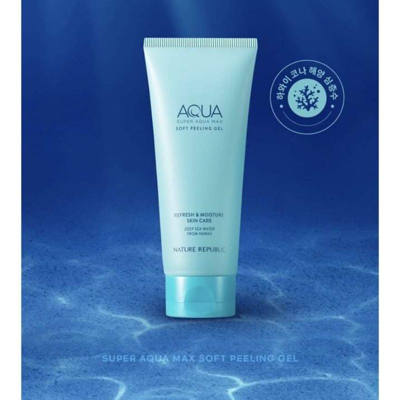 Gel tẩy tế bào chết Nature Republic Super Aqua Max Soft Peeling 155ml