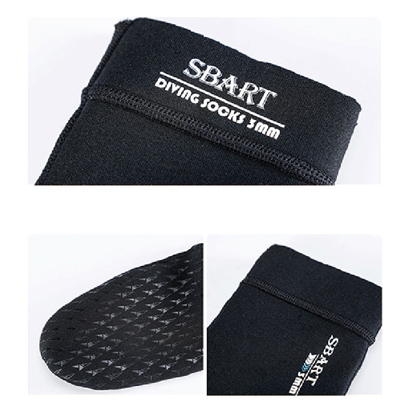 Vớ lặn LOCO FISH dạng ngắn 3mm chất liệu neoprene giữ ấm linh hoạt tiện dụng cho nam và nữ
