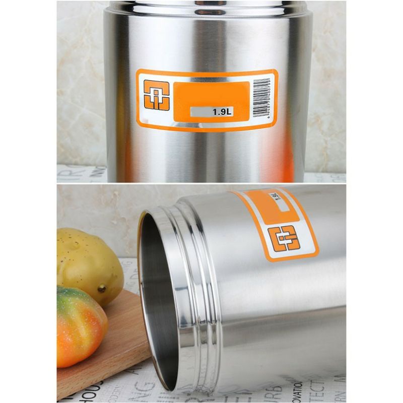 CaMen Hộp Đựng Cơm Inox 304 3 ngăn 2 Lớp Chống Tràn Đổ Giữ Nhiệt Trên 6H 1900ml | BigBuy360 - bigbuy360.vn