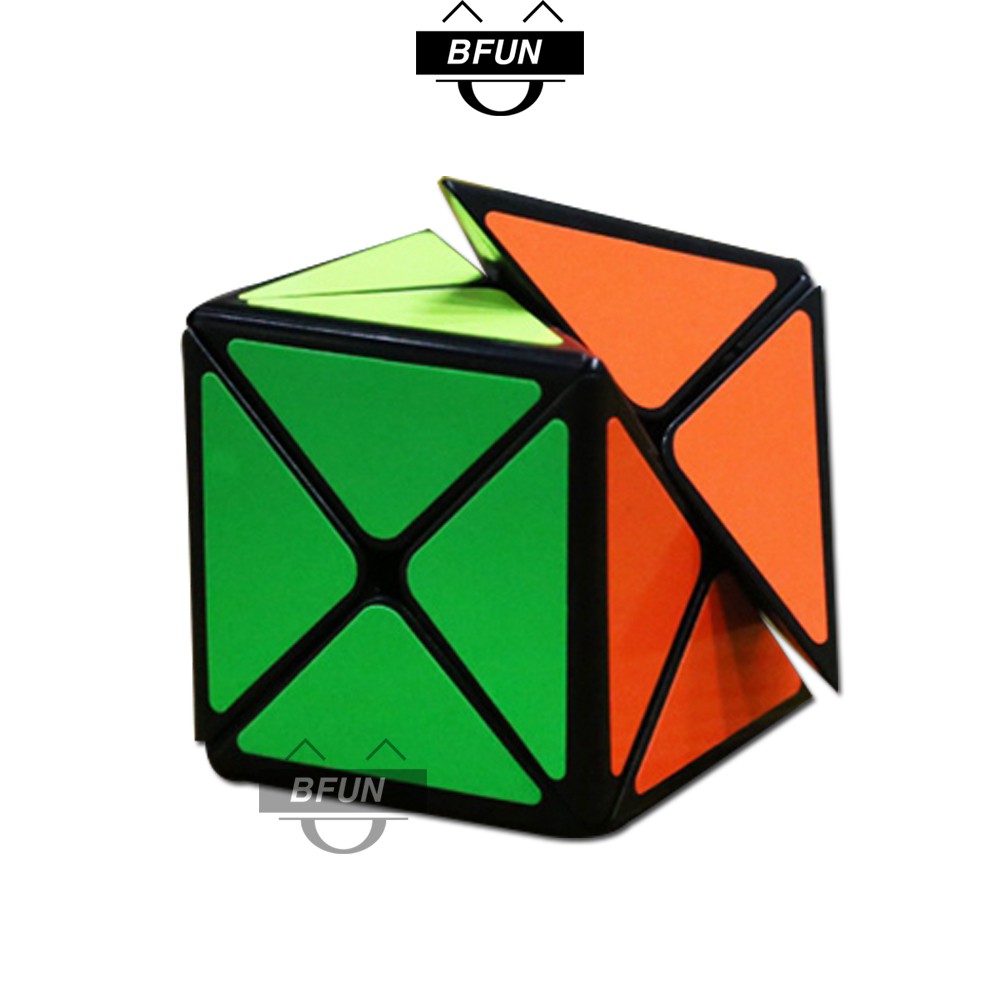 Rubik Biến Thể DINO Viền Đen Xoay Trơn (NO8708) - Rubik Biến Thể 6 Mặt Giá Rẻ, Đồ Chơi Trẻ Em BFUN (Shop Có RUBIK 3x3)