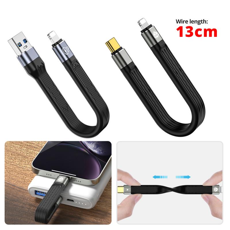 Dây cáp sạc nhanh ANKNDO 13cm cổng USB C 20W PD sang Lightning thích hợp cho iP 12 Pro Max IOS